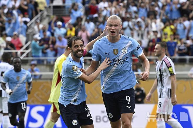 [올랜도=AP/뉴시스]맨시티, 유벤투스에 5-2 대승. 2025.06.26.