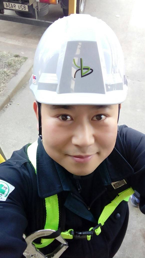 ▲2016년 태안화력발전소에서 일을 시작하며 찍은 사진. ⓒ김충현씨블로그