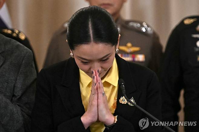 태국 패통탄 총리 통화 유출 사과 [AFP 연합뉴스 자료사진. 재배포 및 판매 금지]
