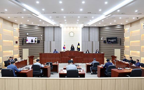 성주군의회 본회의 전경 [사진=성주군의회]