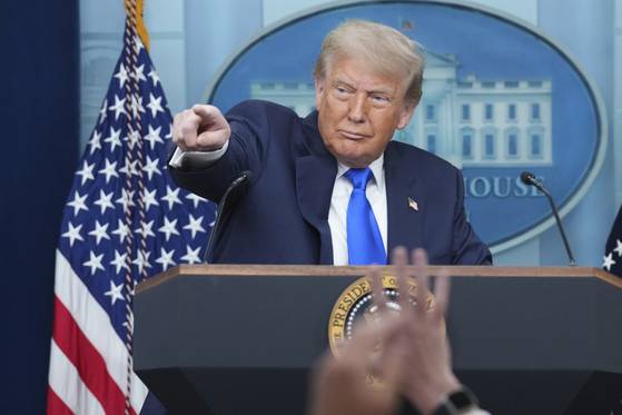 도널드 트럼프 미국 대통령. AP=연합뉴스