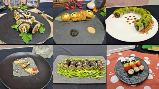 경기미 김밥 페스타에 소개된 다양한 김밥들. 서혜빈 기자