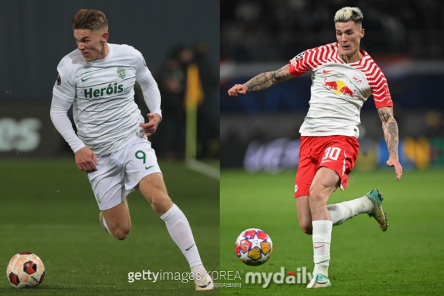 빅토르 요케레스(왼쪽)와 베냐민 셰슈코. /게티이미지코리아