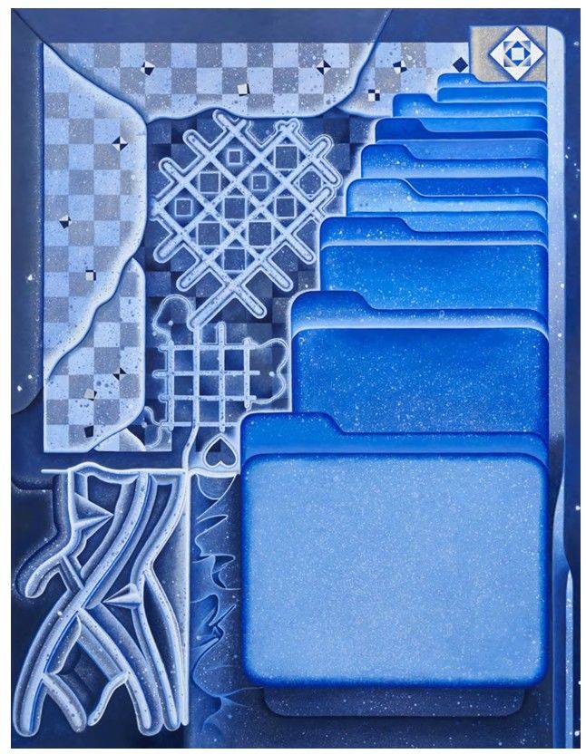 박정혜, Procession  2024 리넨에 아크릴릭(나무 패널에 고정)  acrylic on linen(mounted on wood panel)  145x112cm *재판매 및 DB 금지