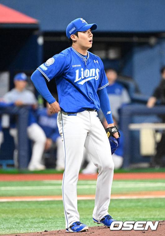 삼성 원태인. /OSEN DB