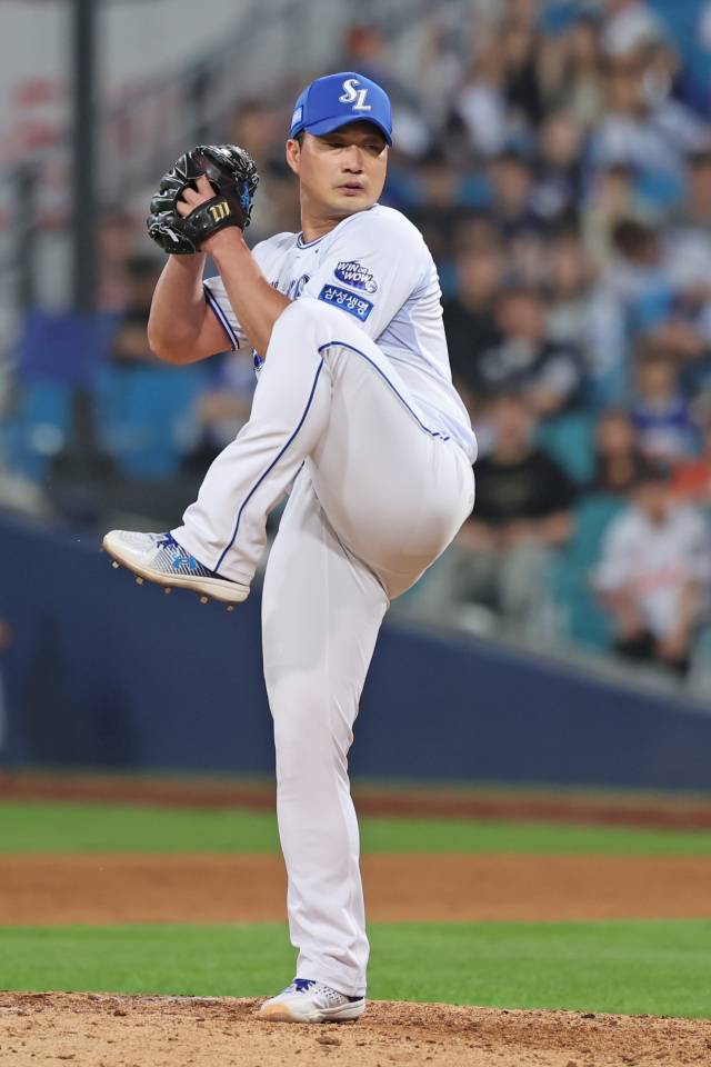 삼성 라이온즈의 오승환. 삼성 제공