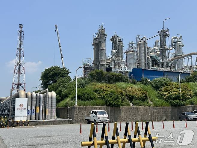 전남 여수 석유화학 단지
