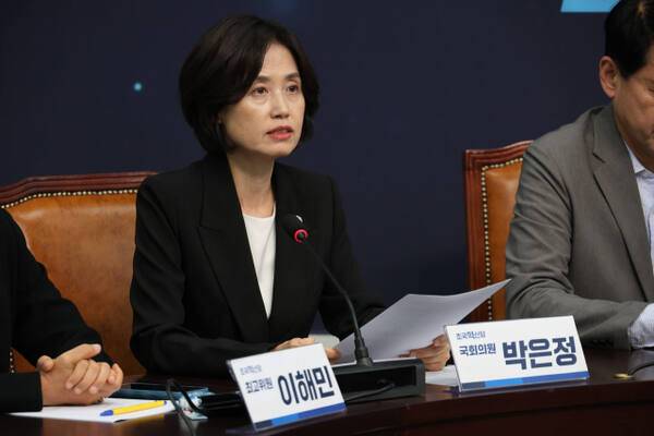 조국혁신당 박은정 의원. 박은정 의원 페이스북 갈무리