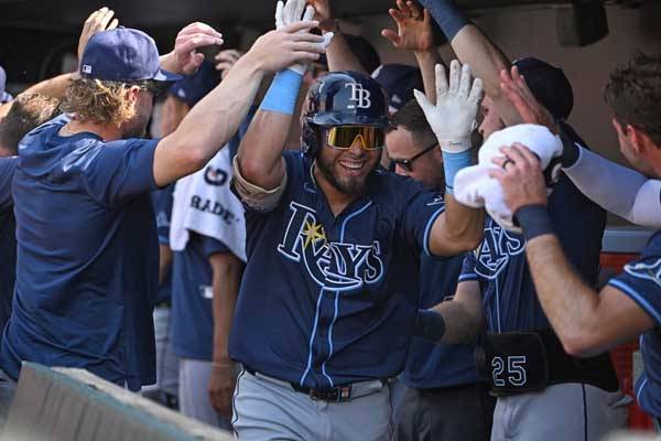 이날은 탬파베이 타선이 폭발했다. 사진= Rafael Suanes-Imagn Images= 연합뉴스 제공