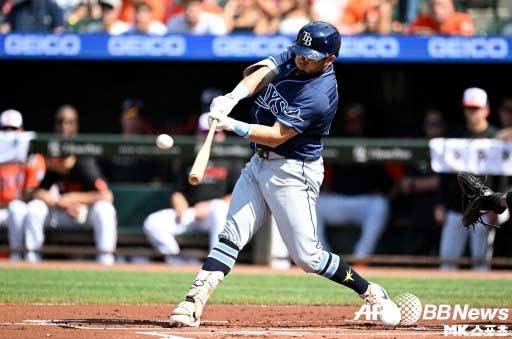 아란다는 2025시즌 마침내 잠재력을 터트렸다. 사진(美 볼티모어)=ⓒAFPBBNews = News1