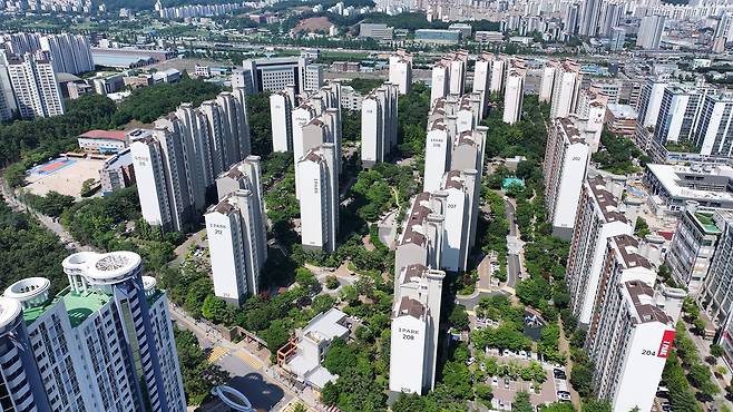 경기도 용인시 기흥구 보정동 ‘죽현마을아이파크’ 단지 모습. 안경찬 PD