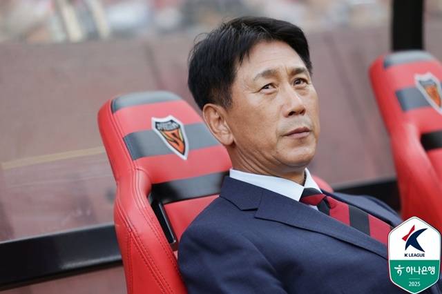 박태하 포항스틸러스 감독. /사진=한국프로축구연맹 제공