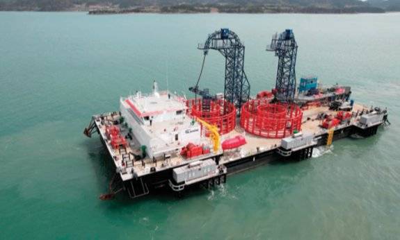 LS마린솔루션이 보유한 해저 전력 케이블 포설선 ‘GL2030’. LS전선 제공