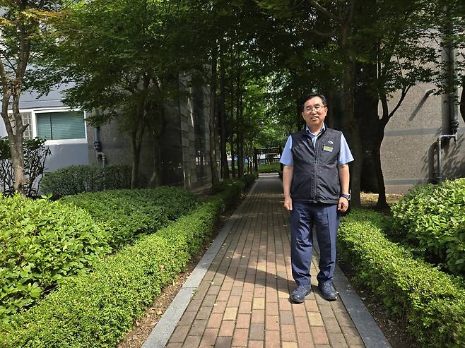 근무 중인 정제언씨 [촬영 김준범]