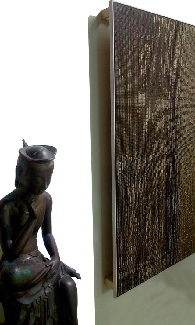 구인성, thinking buddha, 2008. 아리안갤러리 제공