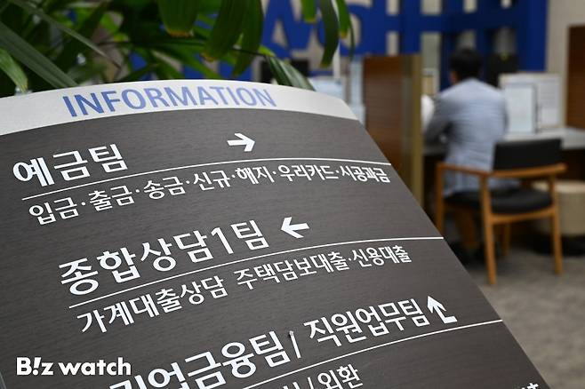 정부가 수도권과 규제지역의 주택담보대출 한도를 6억원으로 제한하는 초강수 조치를 취한 가운데 30일 서울의 한 시중은행에서 시민들이 대출상담을 받고 있다./사진=이명근 기자 qwe123@