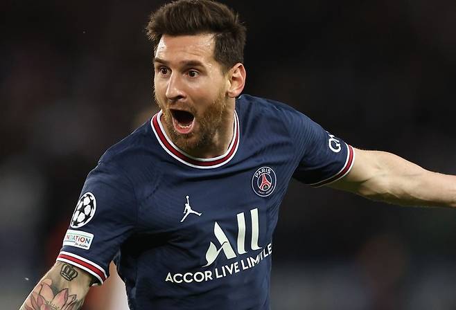 PSG에서 뛰던 당시 메시