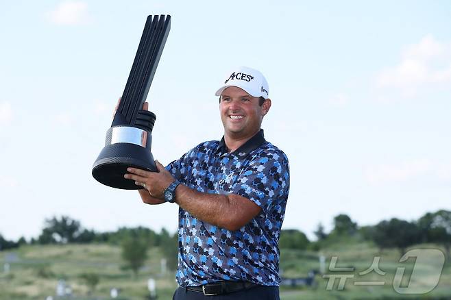 LIV(리브) 골프에서 처음 우승을 차지한 패트릭 리드. ⓒ AFP=뉴스1