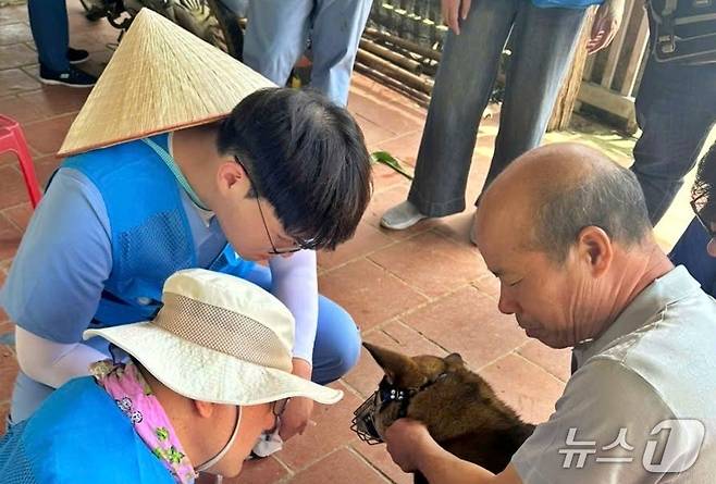 국경없는 수의사회는 베트남에서 봉사활동을 진행했다(수의사회 제공). ⓒ 뉴스1