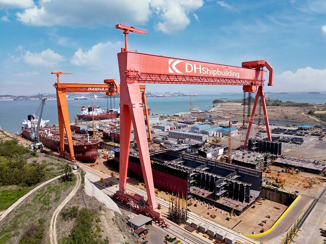 전남 해남군 화원면에 자리한 대한조선. /뉴스1