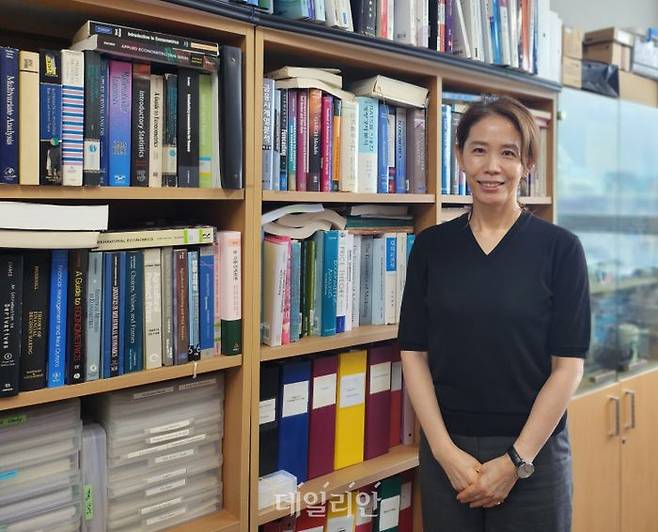 김민경 농어업위 축산TF단장(건국대 식품영양학과 교수) 모습. ⓒ데일리안 김소희 기자