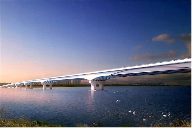 부산 사상구 엄궁대교 조감도. 부산시 제공