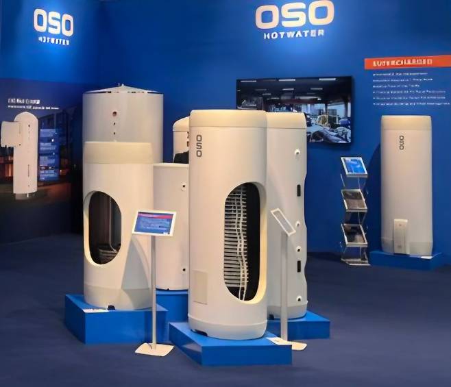세계 최대 규모 냉난방공조 전시회 2025에 참가한 OSO의 부스 전경. LG전자 제공