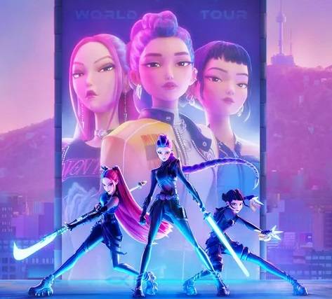 케이팝데몬헌터스 포스터 (넷플릭스 캡쳐)