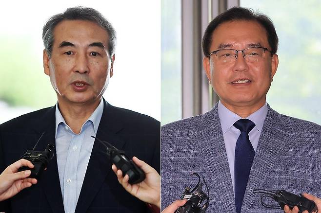 왼쪽부터 민중기 특별검사와 이명현 특별검사 / 사진=연합뉴스