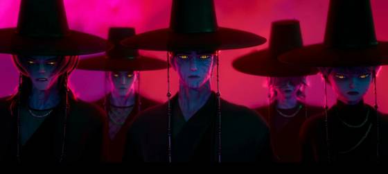 A still from Netflix's animated film ″KPop Demon Hunters″ [NETFLIX]