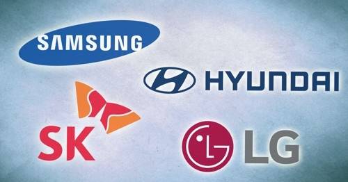 삼성 현대차 SK LG 대기업 로고 [사진 = 연합뉴스]