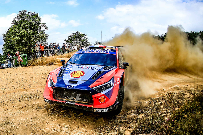 현대차 ‘현대 쉘 모비스 월드 랠리 팀’  레이싱카 [WRC 홈페이지 갈무리]