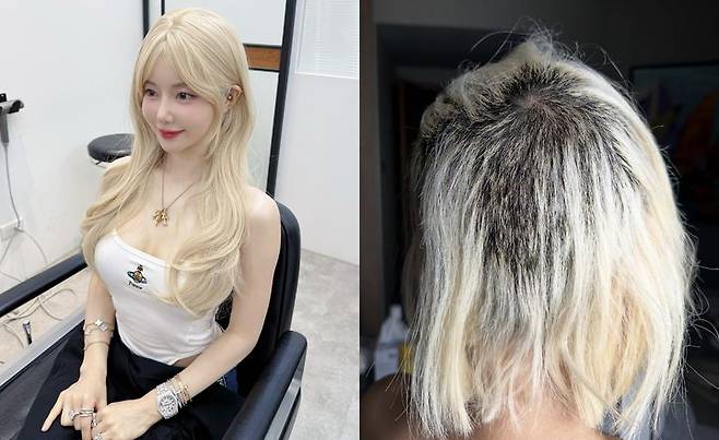 [서울=뉴시스] 탈색 피해를 고백한 DJ소다가 근황을 공개했다. (사진=DJ소다 인스타그램 캡처) 2025.06.30. photo@newsis.com *재판매 및 DB 금지