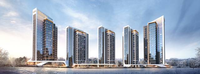 가락1차현대아파트 재건축 투시도. 사진 제공=롯데건설