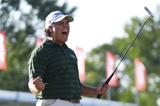 우승 확정 후 포효하는 올드리치 포트지터. AP연합뉴스