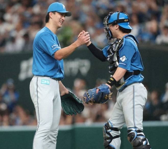 29일 세이부전에서 완투승을 거둔 타츠 코타. 스포니치 캡처