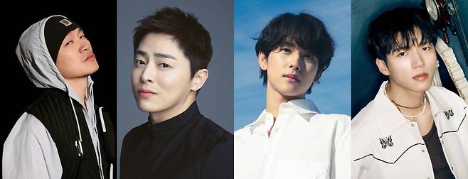 ▲ 양동근 조정석 임시완 남우현(왼쪽부터). 제공| 각 소속사