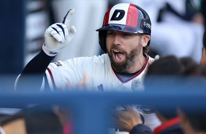 두산 베어스 외국인 타자 제이크 케이브. /사진=두산 베어스 제공