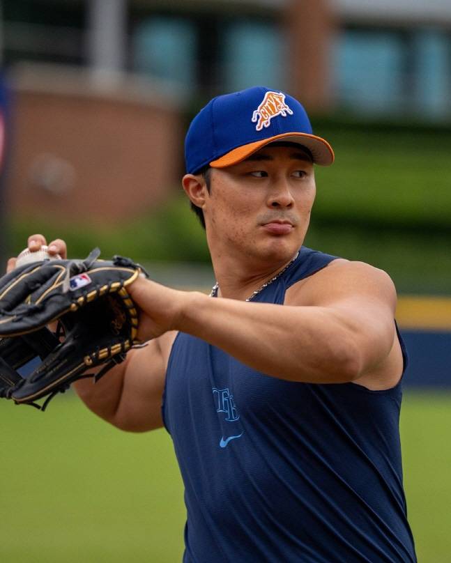 마이너리그에서 수비 훈련을 하는 김하성. /사진=더럼 불스 공식 SNS