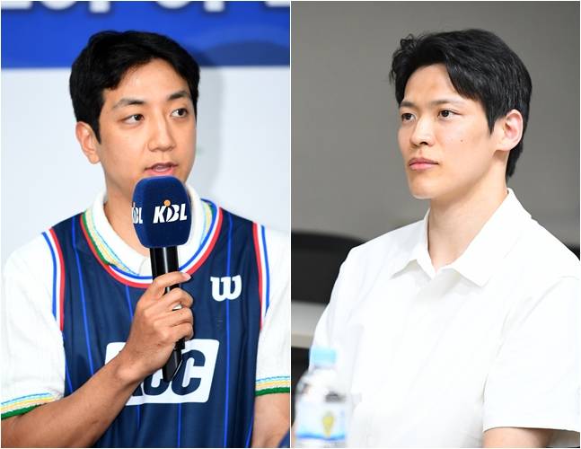 허훈(왼쪽)과 김선형. /사진=KBL