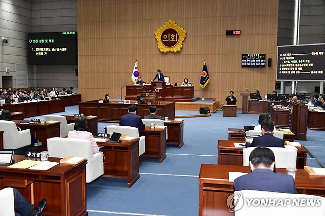 광주시의회 본회의 자료사진 
[광주시의회 제공. 재판매 및 DB 금지]