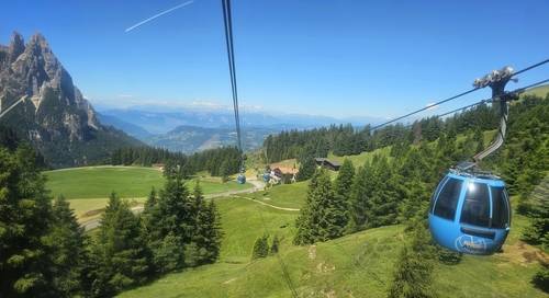 남티롤 자이저 알름(Seiser Alm) 케이블카 [촬영 이재현]