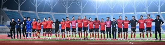 내년 K리그2 입성을 노리는 김해FC2008 선수단 모습. 사진=김해FC2008