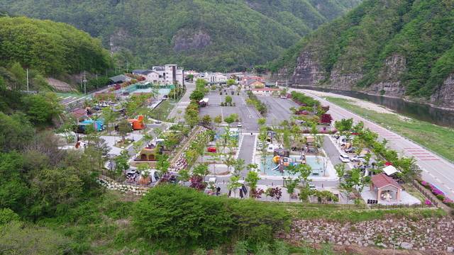청량산 수원시 캠핑장 전경. 봉화군 제공