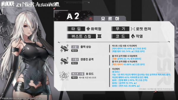 - A2 스킬 구성