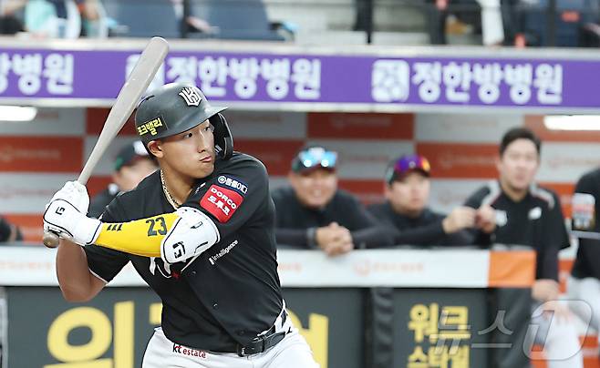 KT 위즈 안현민. /뉴스1 DB ⓒ News1 김기남 기자