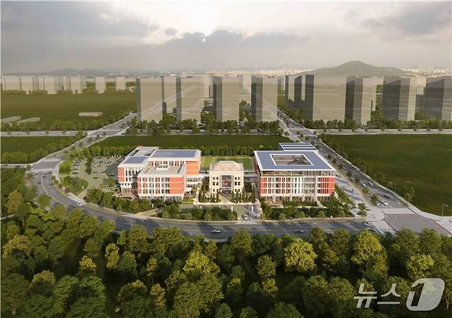 영(英)로얄러셀스쿨 부산캠퍼스 설계공모의 최종 당선작.(부산시청 제공. 재판매 및 DB 금지)