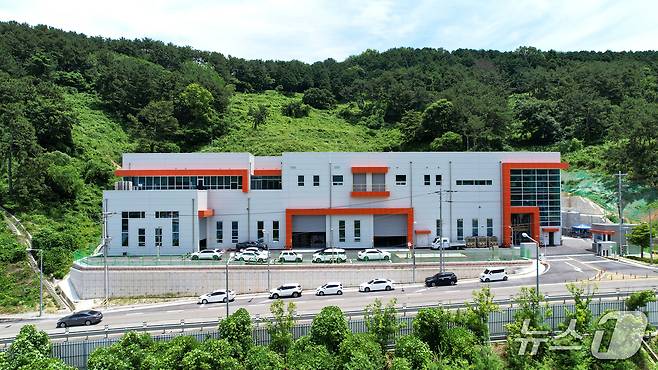 해양자원 순환센터 전경.(통영시 제공. 재판매 및 DB금지)