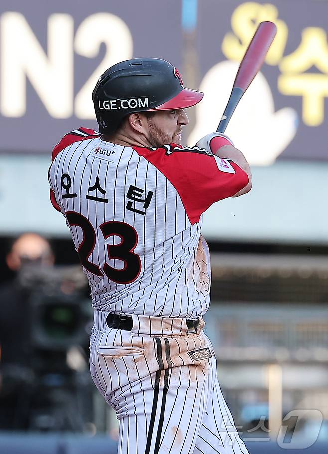 LG 트윈스 오스틴 딘. /뉴스1  DB ⓒ News1 김진환 기자