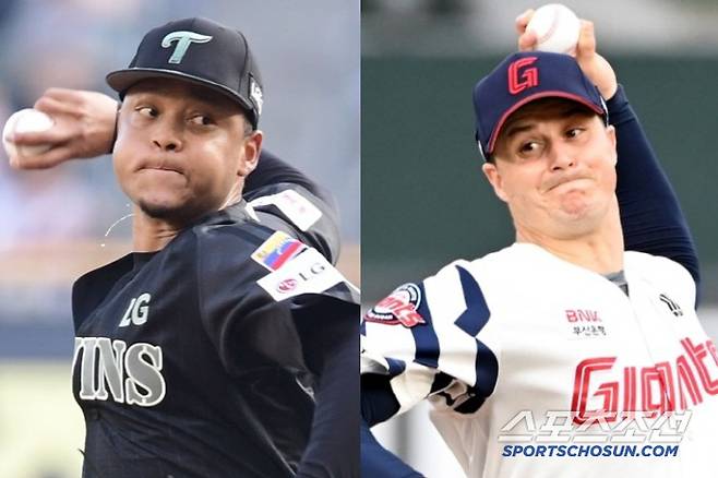 LG 에르난데스-롯데 데이비슨. 스포츠조선DB